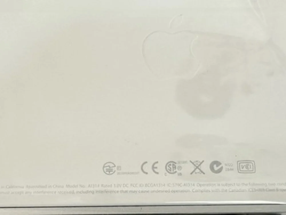 Apple Wireless Bluetooth Keyboard A1314 Silver Aluminum New Open Box